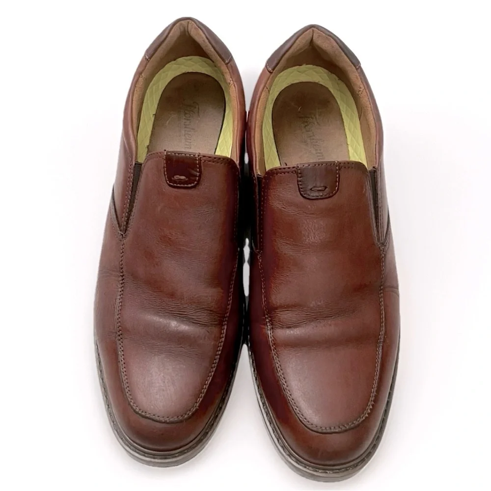 Florsheim Norwalk Moc Toe Slip-On Leather Shoes Men’s‎ 11 Brown Classic Comfort